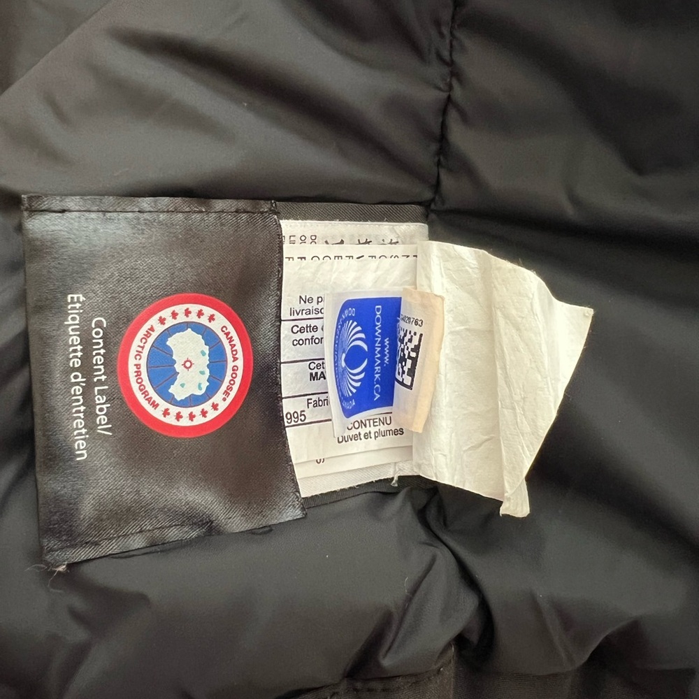 💯Canada Goose 100% authentic Men's down BLACK Puffer Jacket Langford Parka - Picture 12 of 16